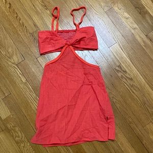 Shein cut out red dress size S worn once